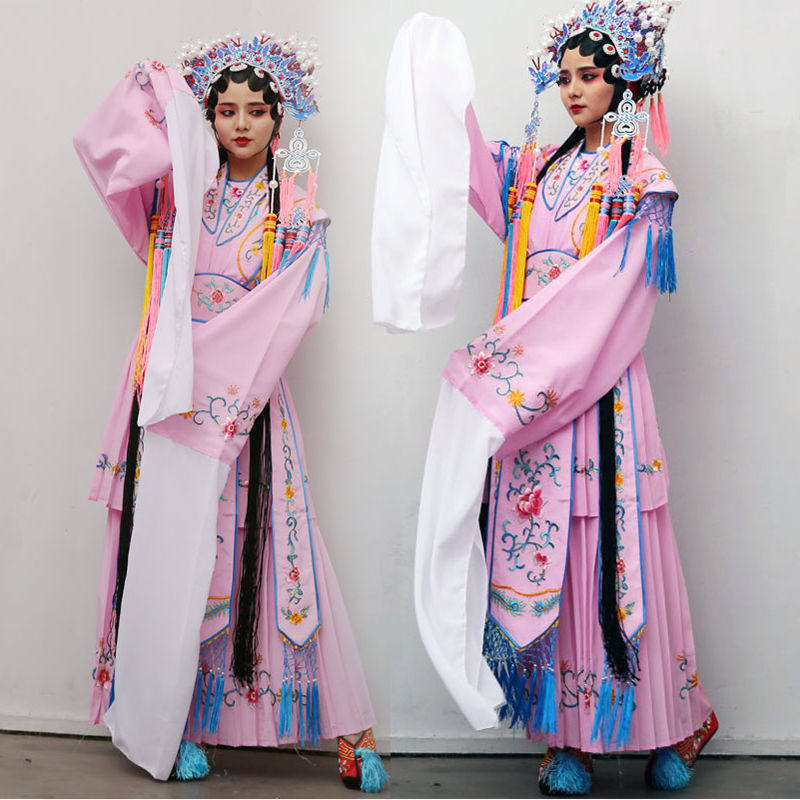 戏越剧服装花旦小姐宫装七仙女表演服京剧古装公主服五件套戏服
