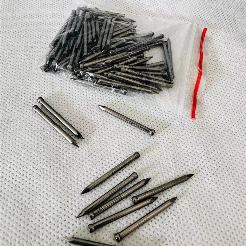 整箱无头钉踢脚板专用钉贴地钉子木地板无痕钉实木踢脚板无头钢钉