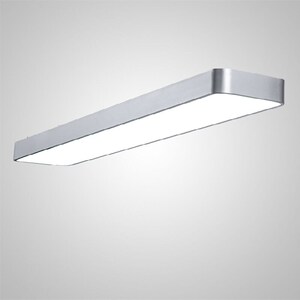 LED全光谱办公室吸顶灯铝材长条办公楼灯饰商业照明灯工程灯具