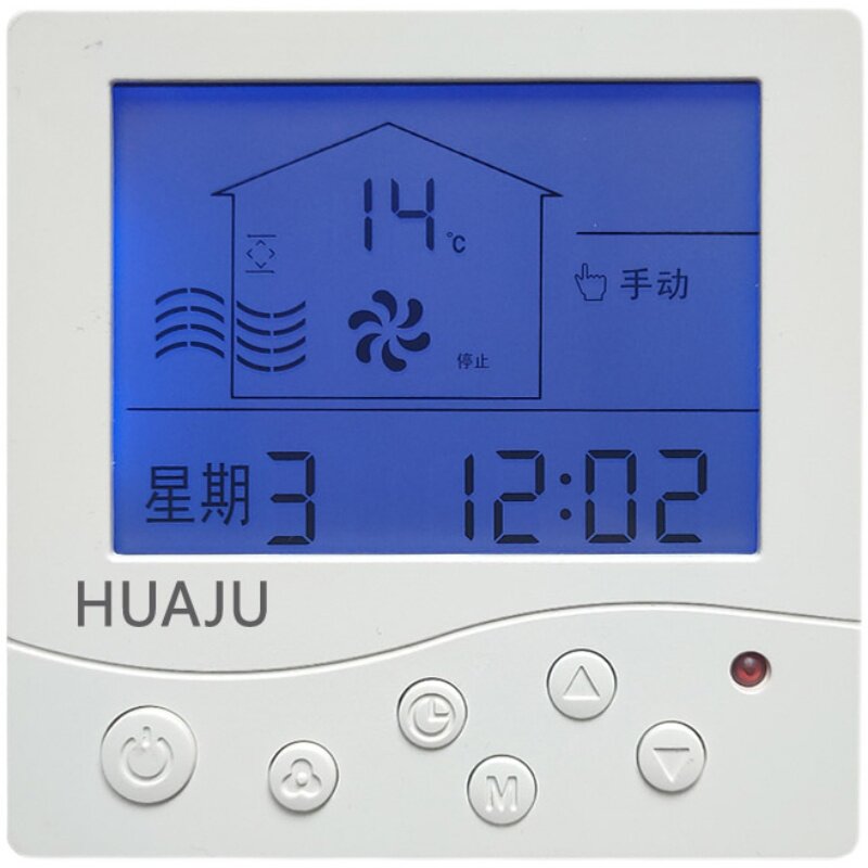 家用新风控制器大功率10A换气机系统86型液晶开关面板控制交换机