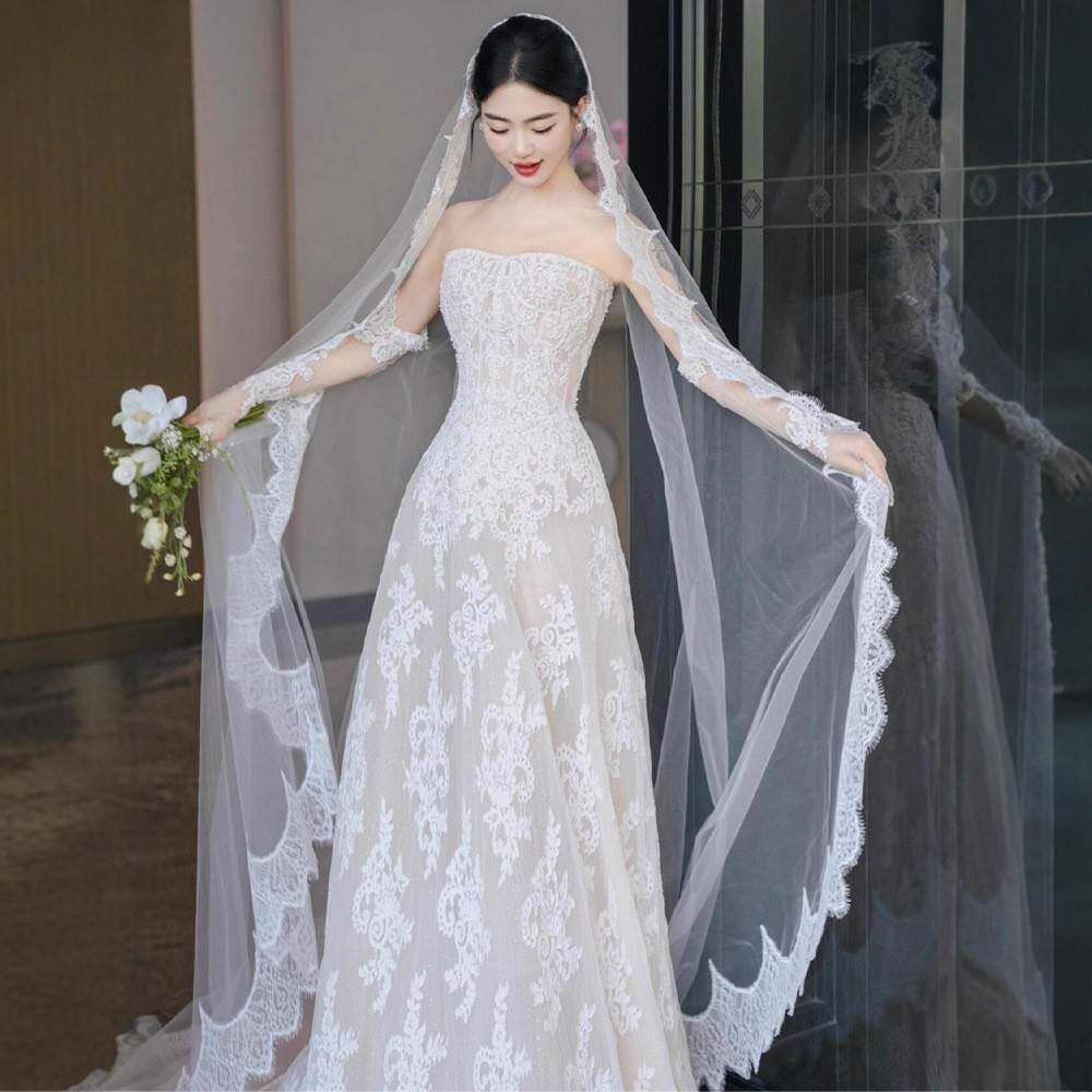 2026新款抹胸婚纱礼服法式轻婚纱