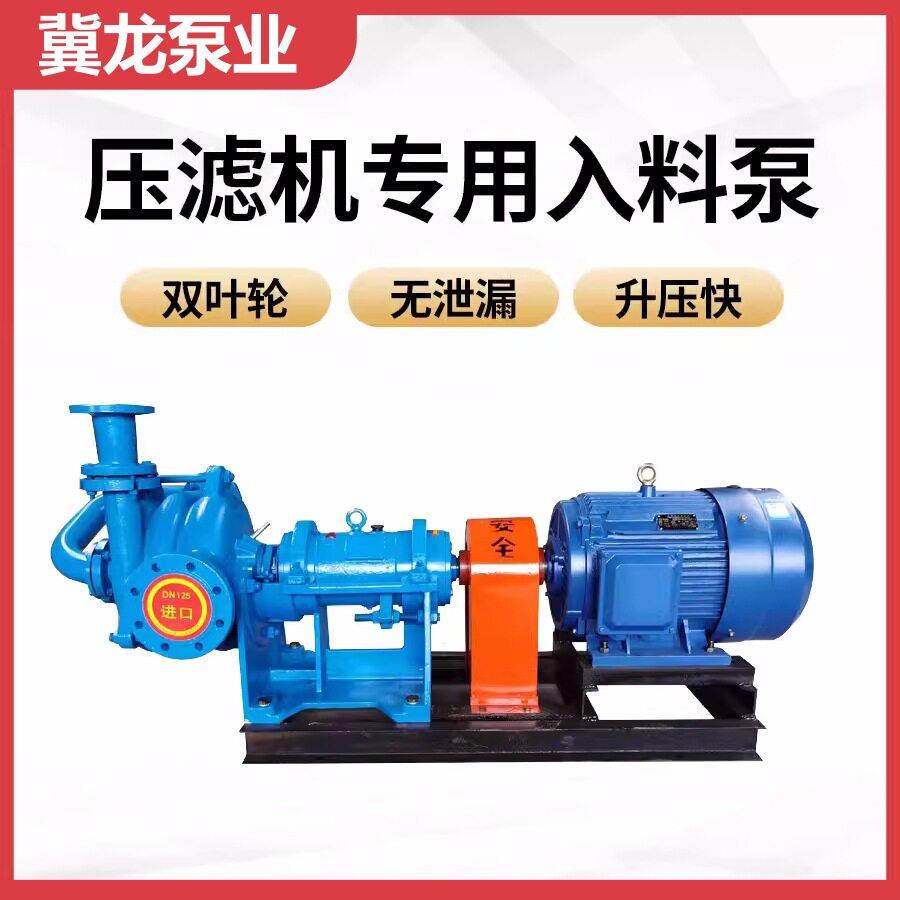 压滤机入料泵入料加压杂质泵煤泥污泥处理厂压滤机加压渣浆泵