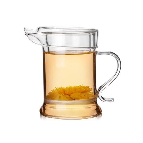 加厚透明耐热玻璃茶壶泡茶煮冲茶器过滤小号家用红茶壶小茶杯茶具