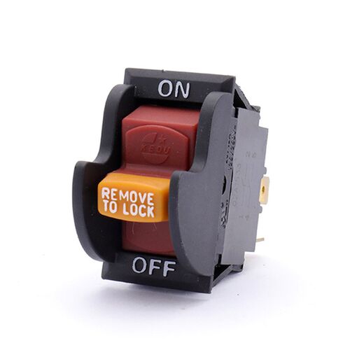 HY7科都 J-9301A上下拔动自锁器机械设备电钻电源开关250V20A带锁