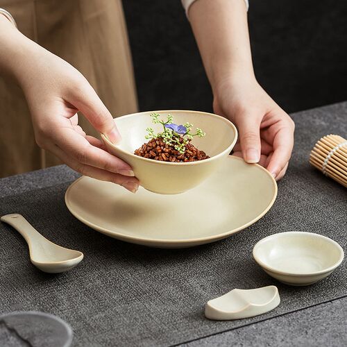 造器日式陶瓷餐具创意个性家用米饭碗面碗菜酒店餐厅商用摆台套装