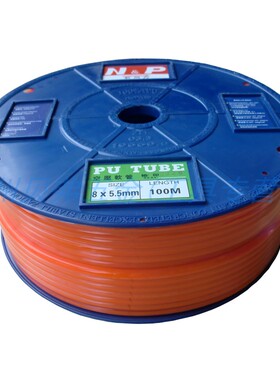 新同力气管5.5mm*8mm 100M/卷 空压机软管 PU0855直软管 气泵风管