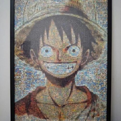 1000拼图框5070 30 40 75 36寸90cm相框4k画框8开素描画挂墙