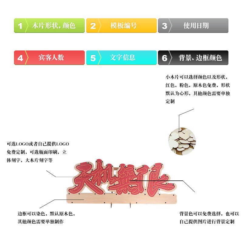 年会口号活动公司文化墙定制木片员工签字祝福商务签到本相框板簿