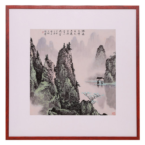 铝合金画框国画书法相框装裱50字画33装框挂墙38框架任意尺寸定制