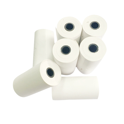 57x30mm 57*30 8mm孔径普通打印纸 ERC09纸双胶纸 ERC09B色带打印