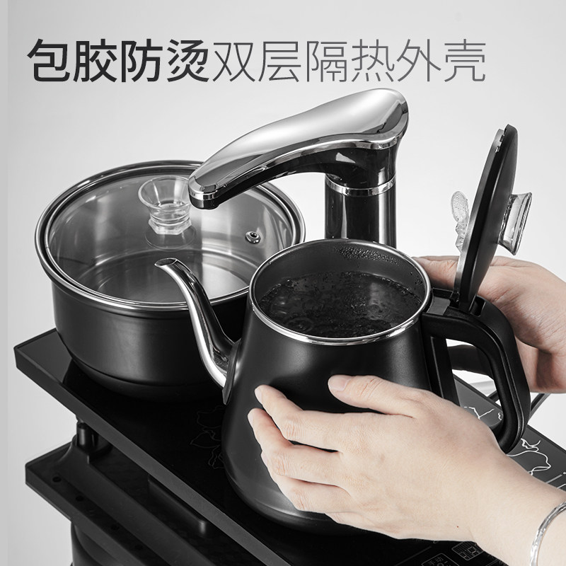 一键全智能自动上抽水电热烧水壶家用电茶炉泡茶电磁炉茶具套装