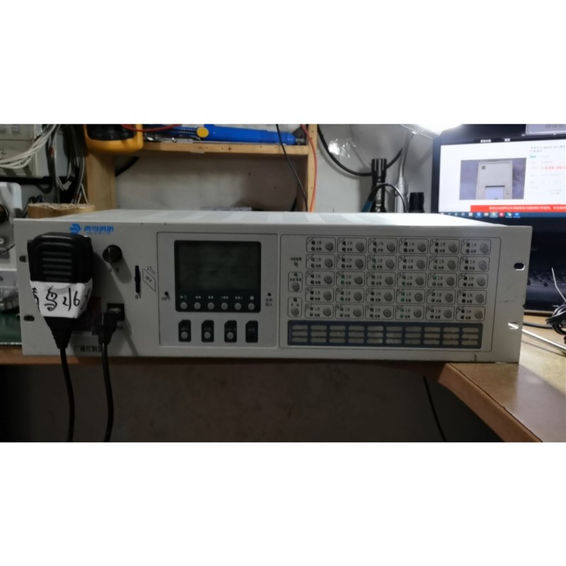 拆机北大青鸟专用消防应急广播控制盘一体机 JBF-11SF7