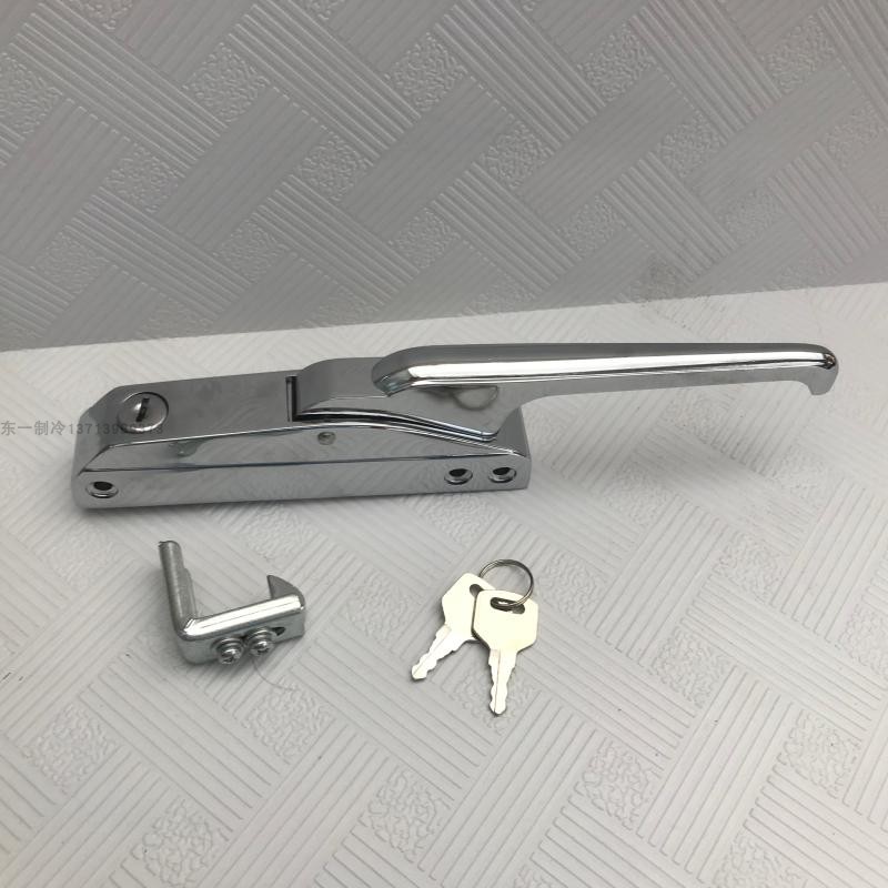 雪柜/冷库门把手/厨房冰箱/冷柜烤箱门锁/冷藏门拉手YL-1200弧形图片