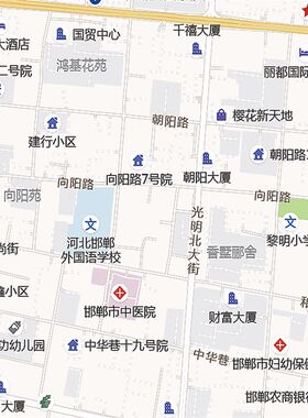 2024新款邯郸市地图贴图办公室挂图高清防水墙壁贴超大装饰画定制