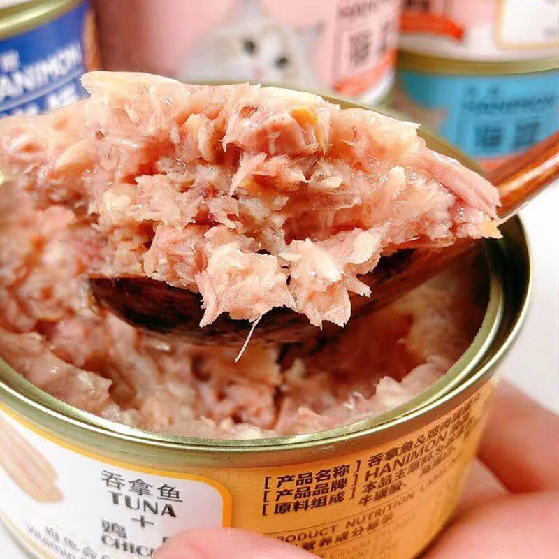 唤醒白肉猫罐头猫咪零食鲔鱼鸡肉成猫幼猫主食湿粮170克*24罐装