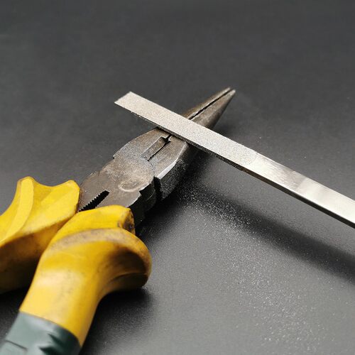 CF-400金刚石锉刀手用钻石平斜锉刀合金锉刀大平斜模具整形锉刀