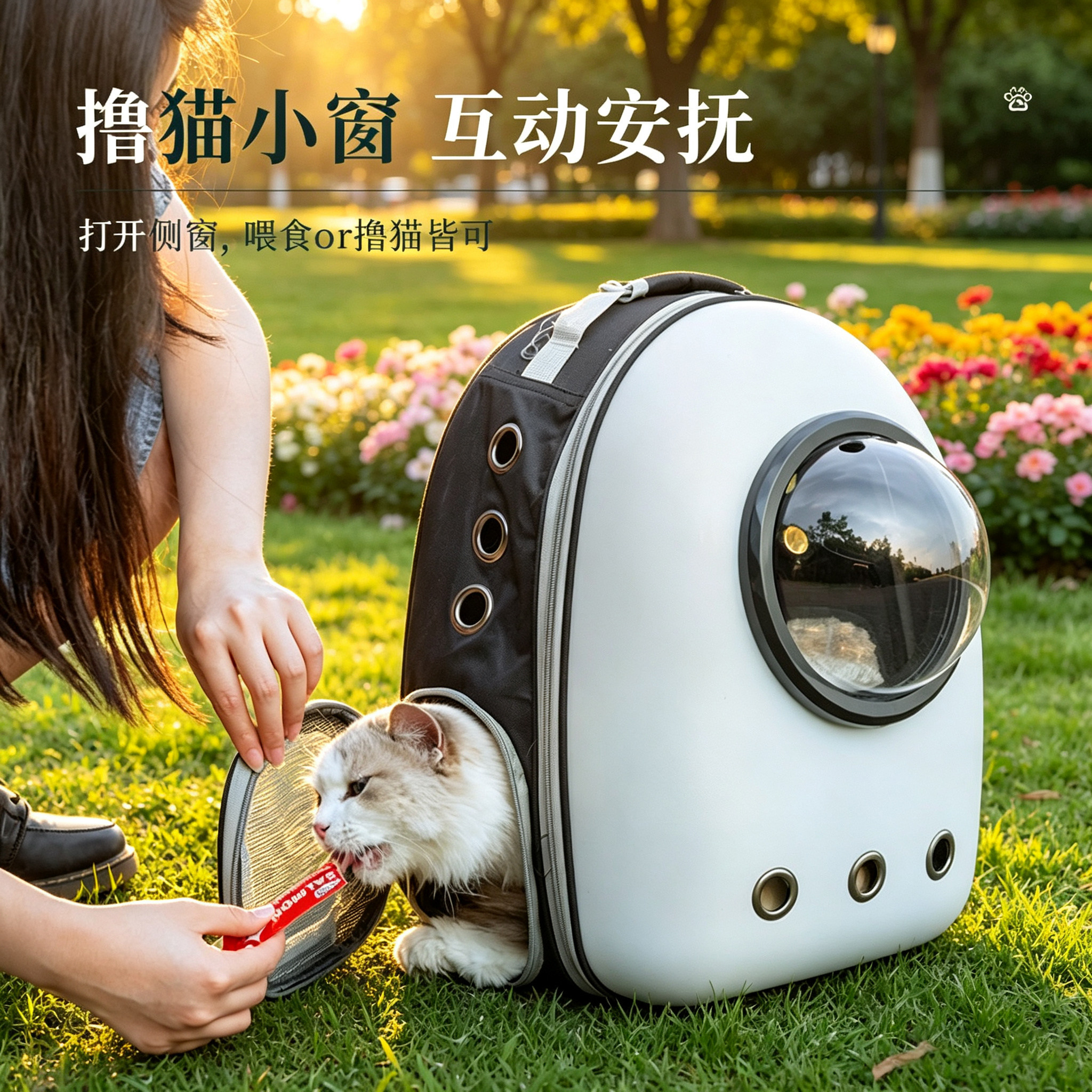 宠猫包外出便携包猫太空舱宠物猫咪狗狗外出双肩包舒适透气不闷