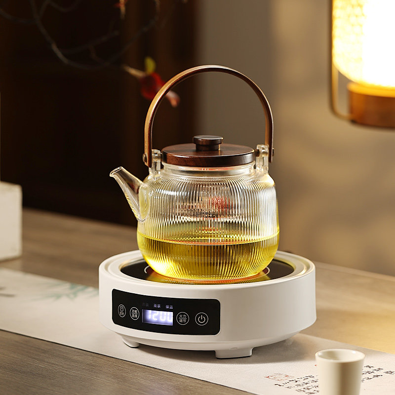 电陶炉煮茶器泡茶套装全自动煮茶炉家用烧水壶小型围炉煮茶网红款