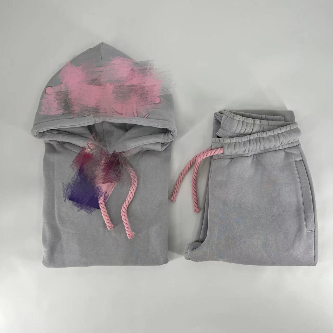 thumbnail for Trendy SY tracksuit hooded sweatshirt and long pants set (no returns or exchanges)