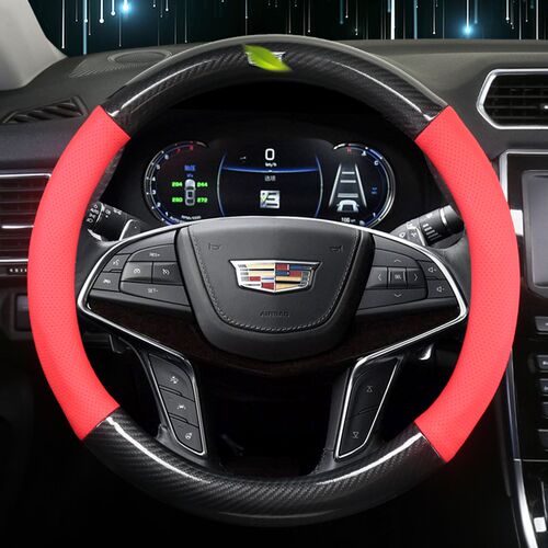 碳纤维方向盘套专用于凯迪拉克xt5 xt4 xBt6 ct5 ct6 ct4 xts ats