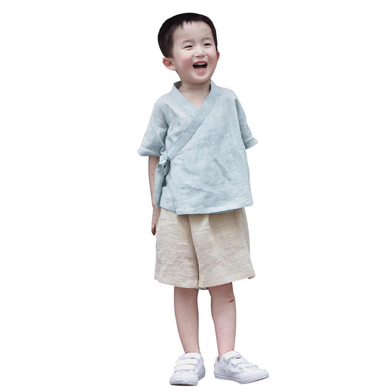 汉服童装夏儿童唐装男女童套装兄妹中国风宝宝复古装儿童民族服装