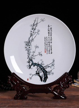 新中式书房茶室样板房q博古架复古摆件仿古书茶壶茶具禅意陶瓷花