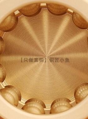 全黄铜葫芦笔筒高档笔盒算盘笔y桶纯铜送老师恩师导师教授节日礼