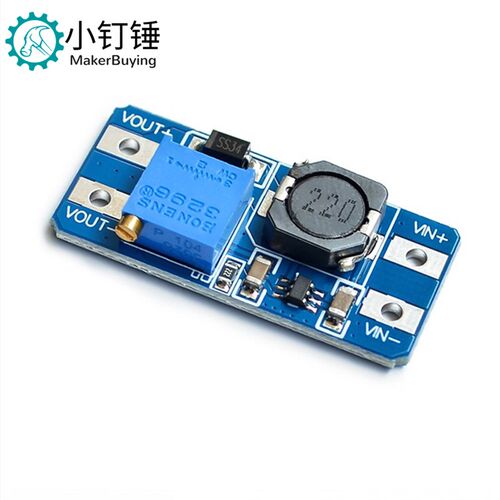 MT3608 2a升压板 DC-DC可调电源模块宽压输入2/24V升5/9/12/28V