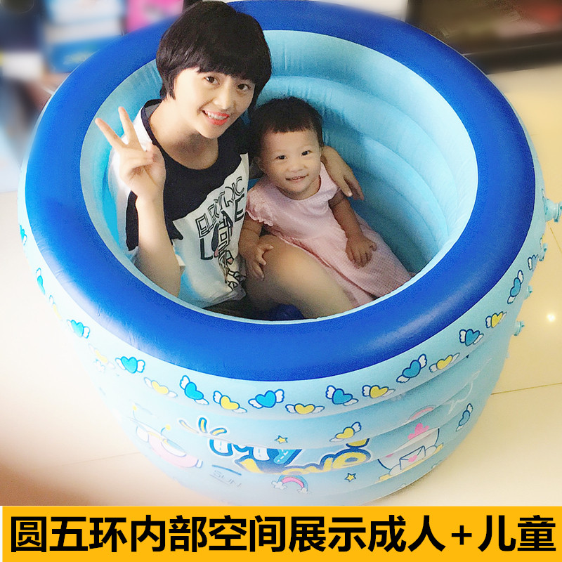 成人儿童泡澡桶充气浴缸家用浴桶浴池洗澡全身沐浴桶折叠浴盆优质