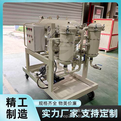 50L/min流量压缩机油DN50接口碳钢聚结脱水滤油机