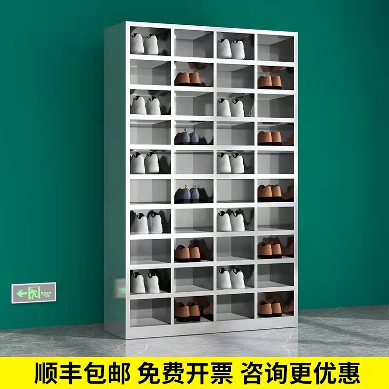 不锈钢鞋柜无尘车间食品实验室工厂员工鞋凳储物定制双面柜多带门