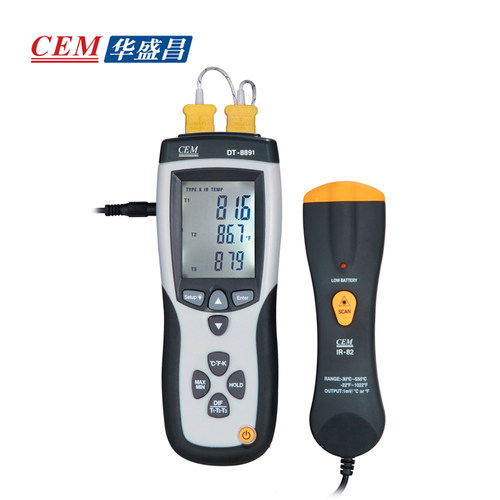 CEM华盛昌DT-8891多通道温度测试仪厂家直销 专业高精度测温仪