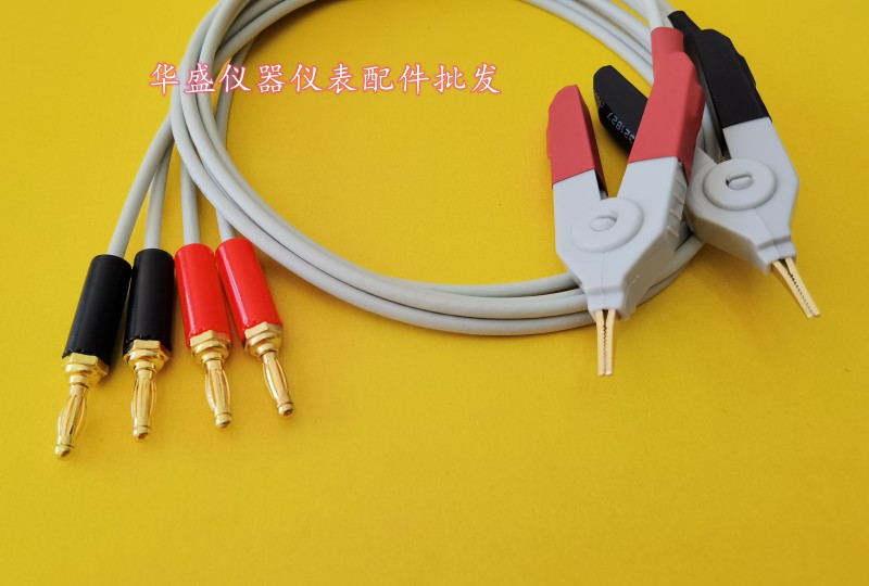日置电阻测试夹线具电阻计四线测试夹3560测试线3561 3545 3555