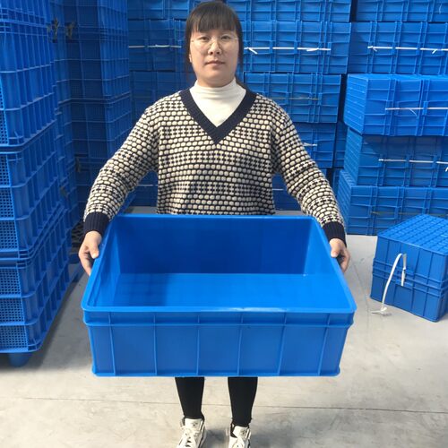 655加厚塑料周转箱外径655*455*225内650*425*215工业物流运输框
