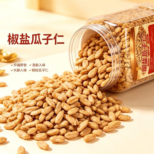 椒盐瓜子仁官方旗舰店瓜香酥子仁新货零食炒货原味去壳熟葵花籽仁