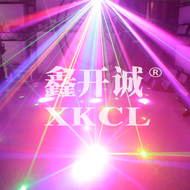 三合一蝴蝶灯LED声控激光遥控KTV酒吧包房蹦迪频闪七彩闪光氛围灯
