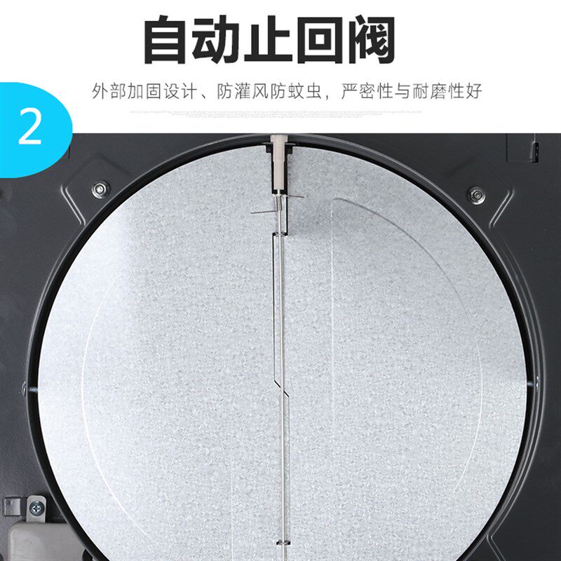 10寸金属翻盖排风扇厨房窗式抽油烟换气扇家用排烟机高速强力静音