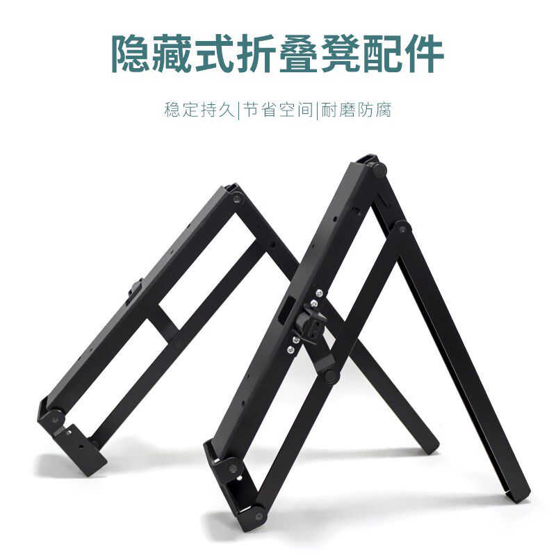 折叠凳换鞋凳入户玄关隐形壁挂挂墙式门口家用壁椅穿鞋凳五金配件