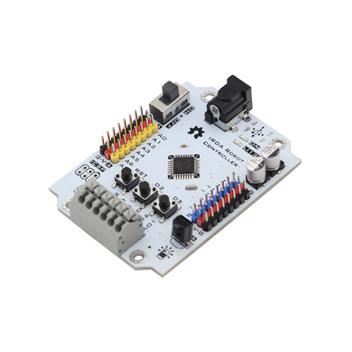 Arduino IRDA UNO小车控制器 集成电机驱动 红外遥控Mixly兼容