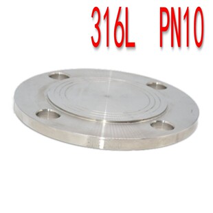 316L不锈钢法兰盲板 PN10机械部GB5010法兰盖堵板盖封头DN32 50