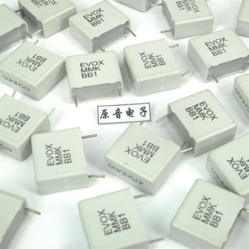RIFA EVOX 0.47UF400V无感MMK系列474音频耦合无极薄膜电容 15MM
