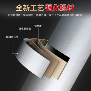 莫家户外中柱伞铝合金室外大太阳伞庭院遮阳伞广告印刷摆摊桌椅伞