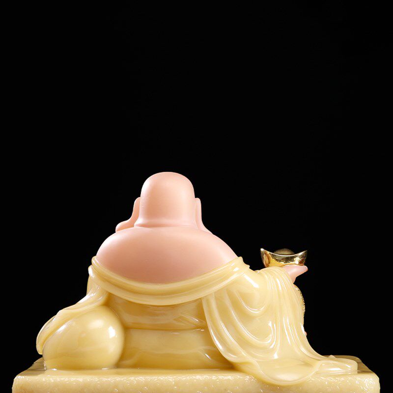 采购产品白玉,黄玉,弥勒佛,菩萨像,大肚笑佛饰,宽身布袋,弥勒佛元