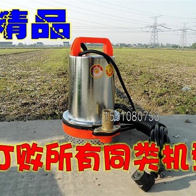 农用直流潜水泵12V24V48V伏电瓶车电动车抽水泵通用家农用小型
