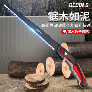 手工锯锯子家用小型手持锯树神器伐木手工木工据木头手拉锯木锯小