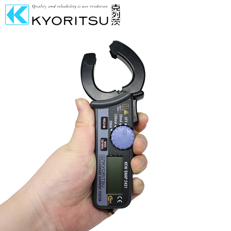 KYORITSU2431 日本共立MODEL2433 2433R 泄漏电流钳形表 共立2434
