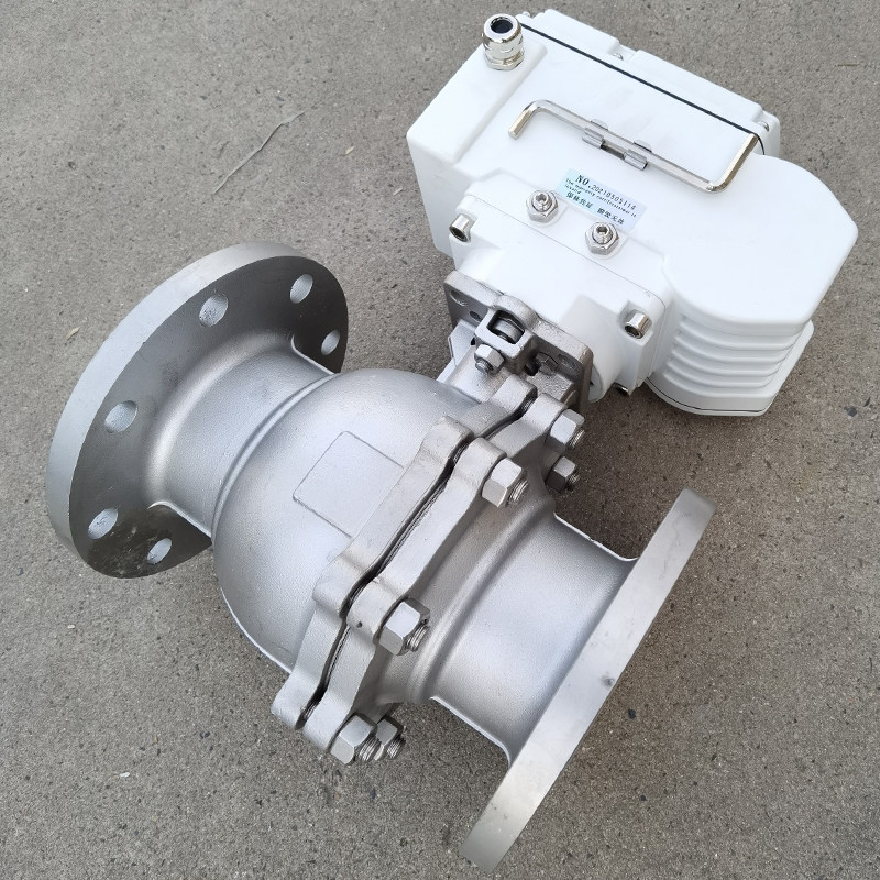 电动球阀不锈钢铸钢dn40蒸汽高温水阀门220v防爆24V调节Q941F-16P