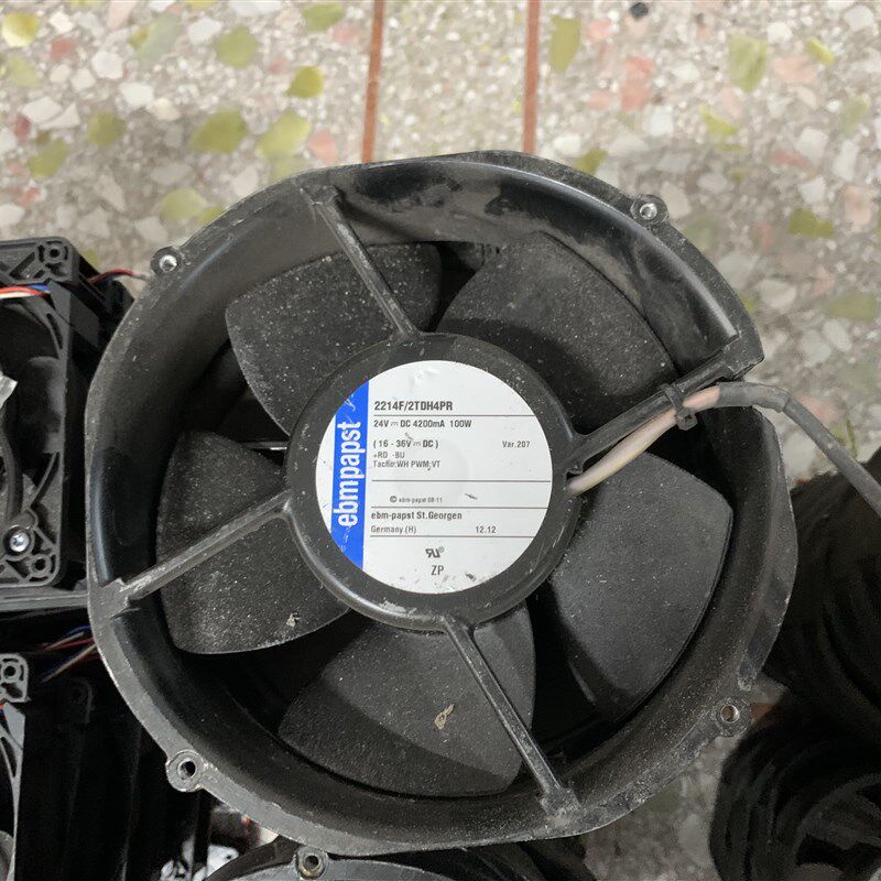 原装ebmpapst 2214F/2TDH4PR 24V铝框100W散热风扇22CM厘米22050