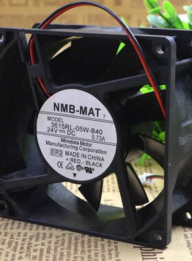 NMB-MAT 3615RL-05W-B40 9038 9CM 24V 0.73A 防水 变频器风扇