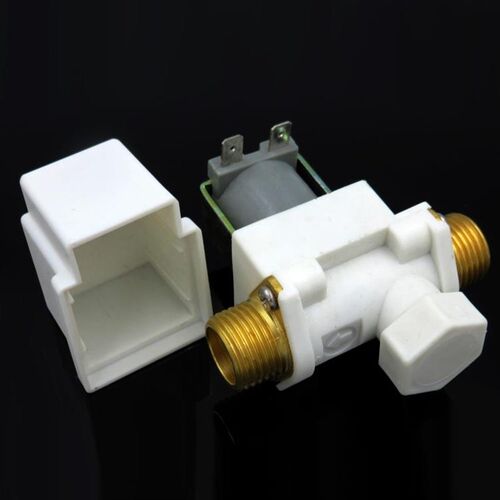 常闭进水阀 DC12V电磁阀 通电出水阀 开水阀 4分外丝